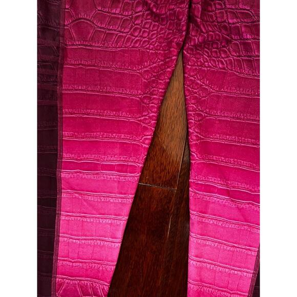 NWT Niyama Sol Rare Slice Croc Dragon fruit pink size XL fitted yoga activewear - Picture 10 of 10